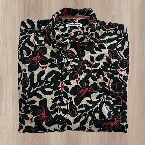 Tommy Bahama Short Sleeve Hawaiian Button Down - Picture 1 of 6